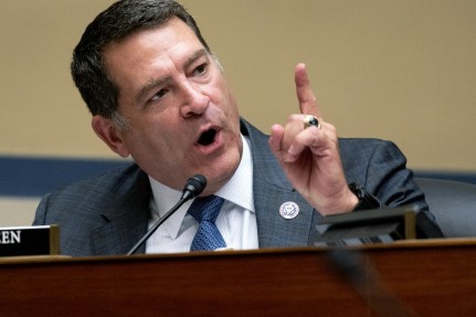 AP21139629773420 Rep. Mark Green, R-Tenn., speaks during a House Select Subcommittee on the Coronavirus Crisis hearing on Capitol Hill in Washington, Wednesday, May 19, 2021, examining Emergent BioSolutions, a Maryland biotech firm whose Baltimore plant ruined millions of doses of the coronavirus vaccine. (Stefani Reynolds/The New York Times via AP, Pool)