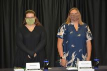 Signing Day for CMCSS Educators (49) Future educators prepare to sign letters of intent to enter the CMCSS Teacher Residency Program on Friday September 24 2021 (Lee Erwin).