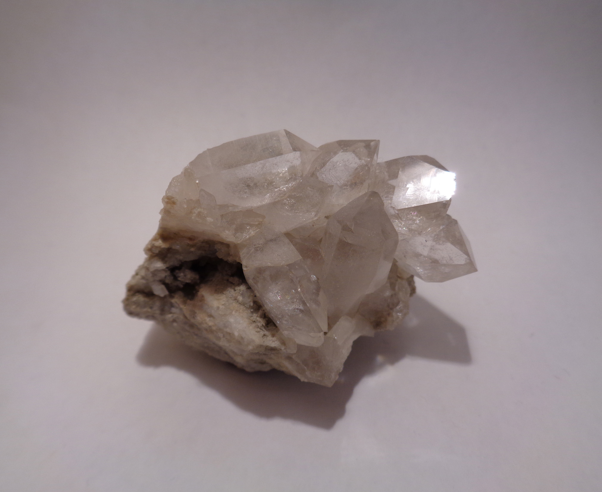 Quartz (var. rock crystal) (2)