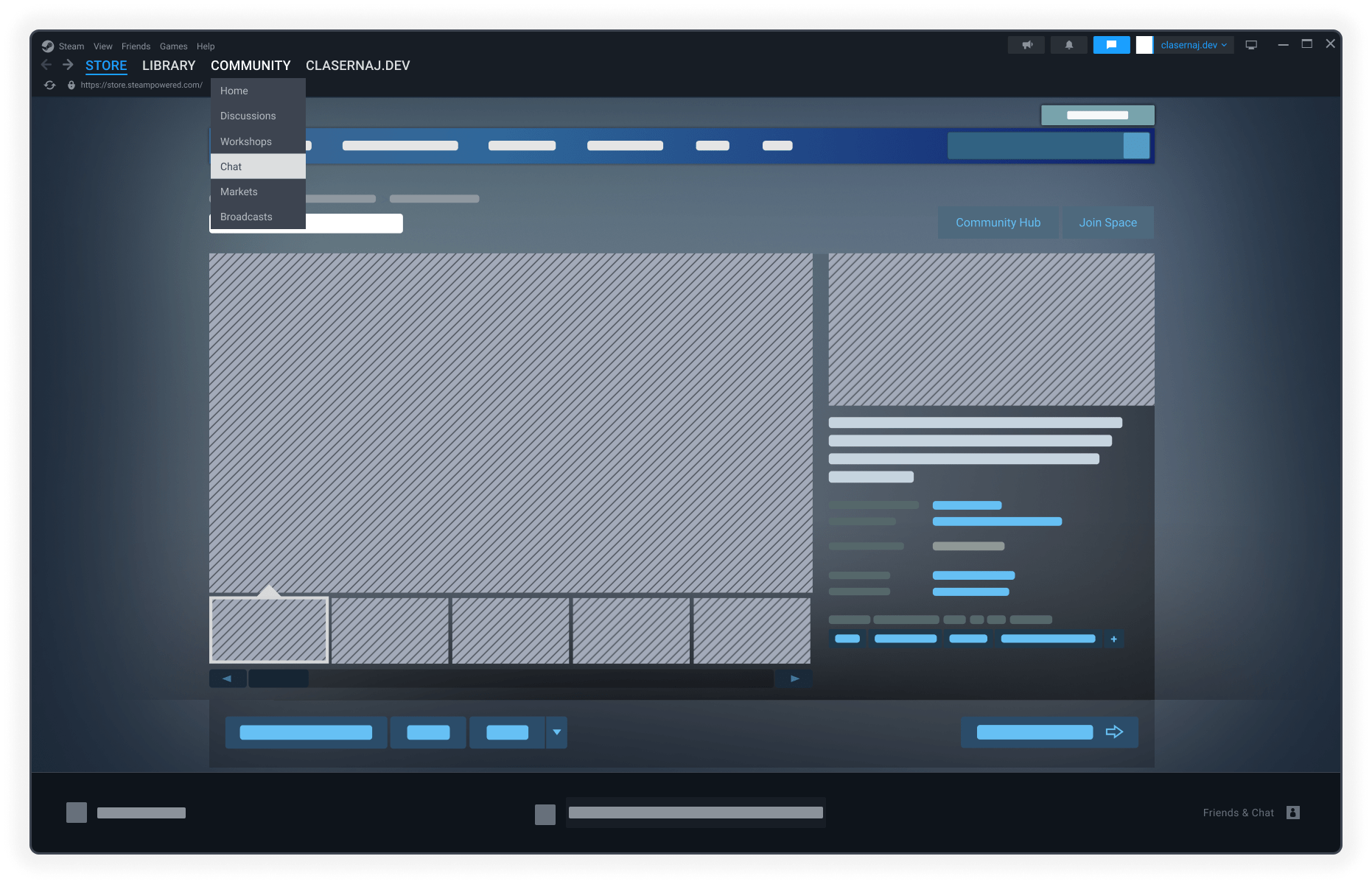 If Steam Chat was Like Discord: Case-Study
