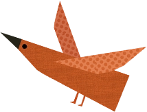 Orange Bird Orange Bird Illustration