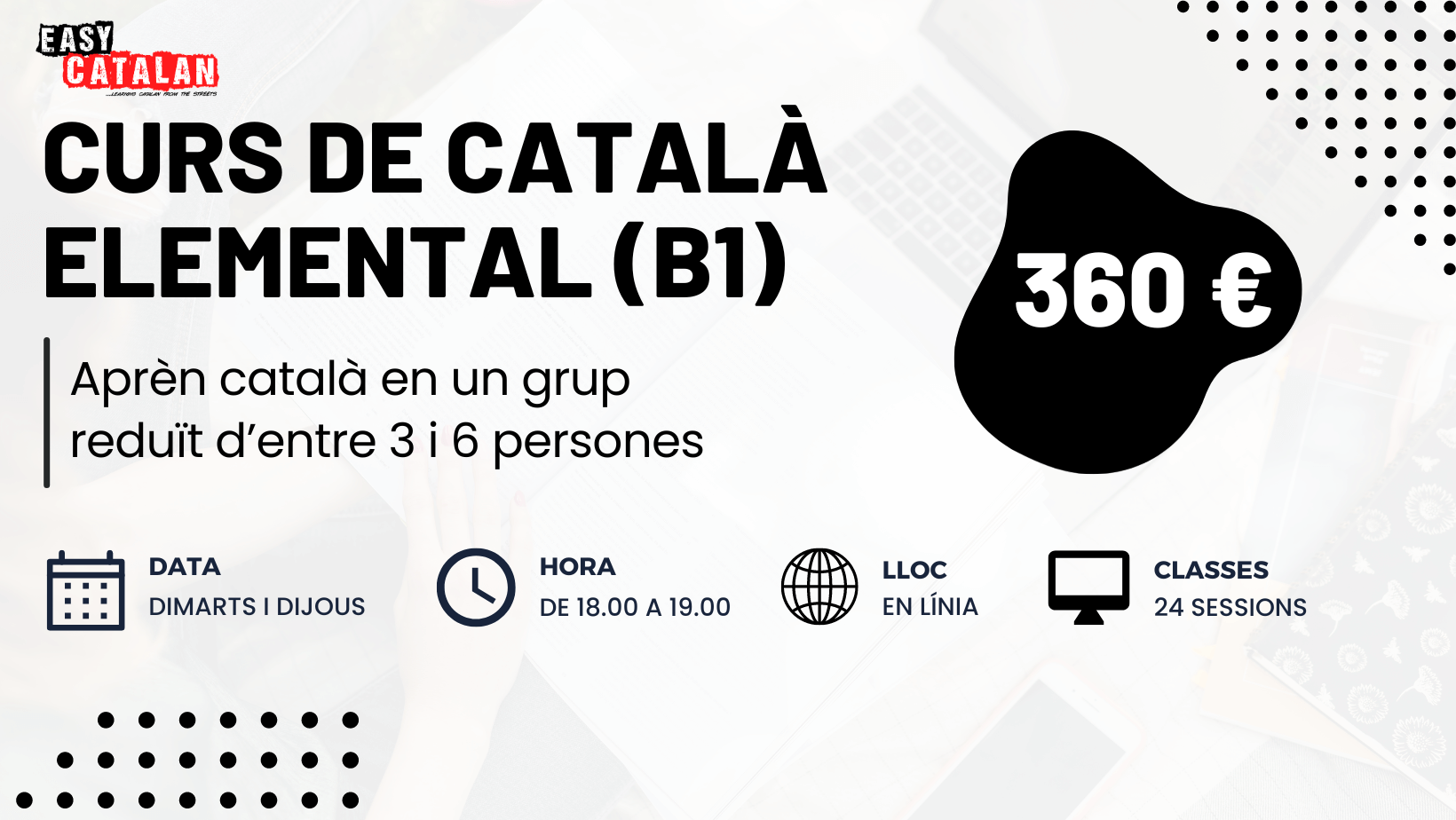 Curs de català elemental (B1.2) (dt i dj)