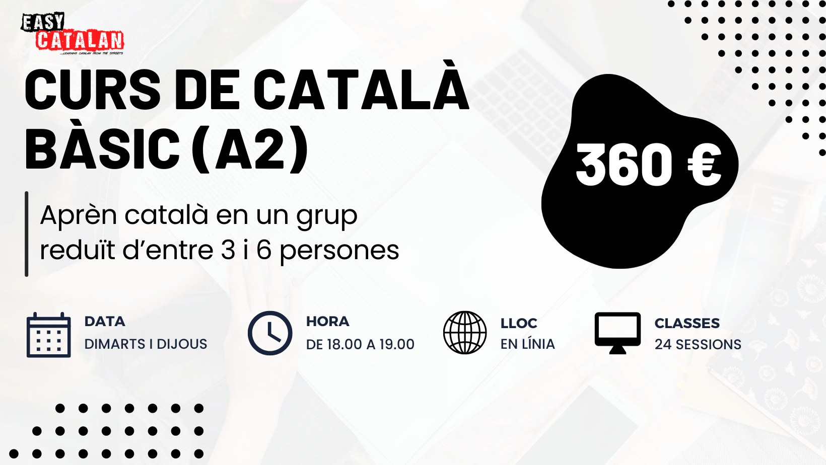 Curs de català bàsic (A2.3) (dt i dj)