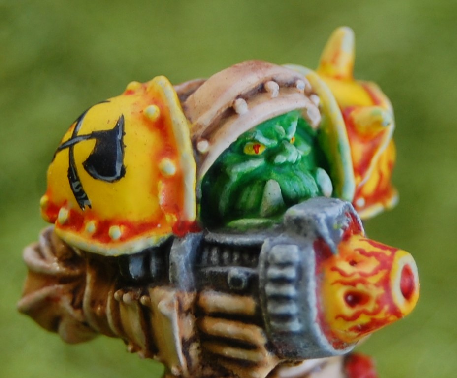 Yet another Rogue Trader Space Ork in Power Armour | Classic