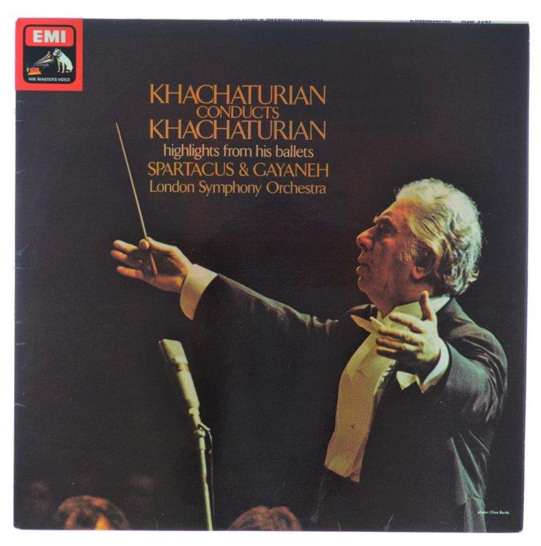 Płyta winylowa khachaturian conducts khachaturian
