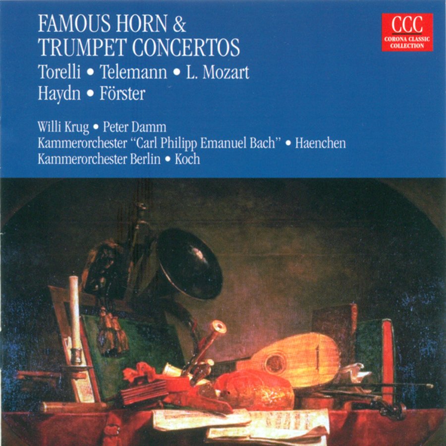 Willy Krug (trumpet), Peter Damm (horn)Berlin Chamber Orchestra, Carl Philipp Emanuel Bach Chamber Orchestra, Helmut Koch, Hartmut Haenchen