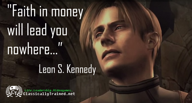 video games quotes resident evil 4 leon kennedy - ClassicallyTrained.net