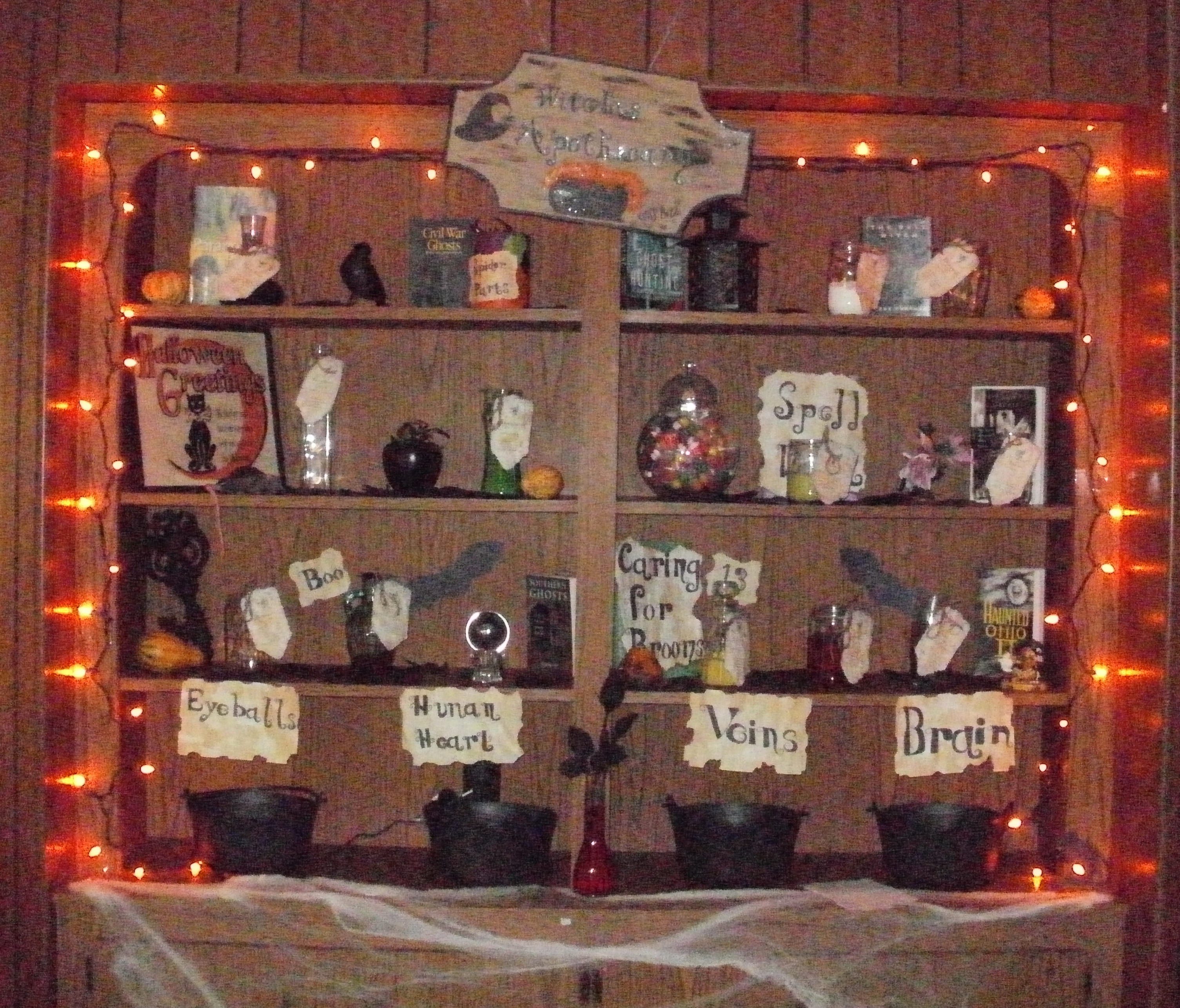 These festive luminarias brighten the night. My Bookshelf Becomes A Witch S Apothecary 100 Classics Challenge