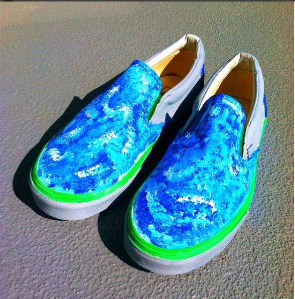 custom shoes #Wavywashington