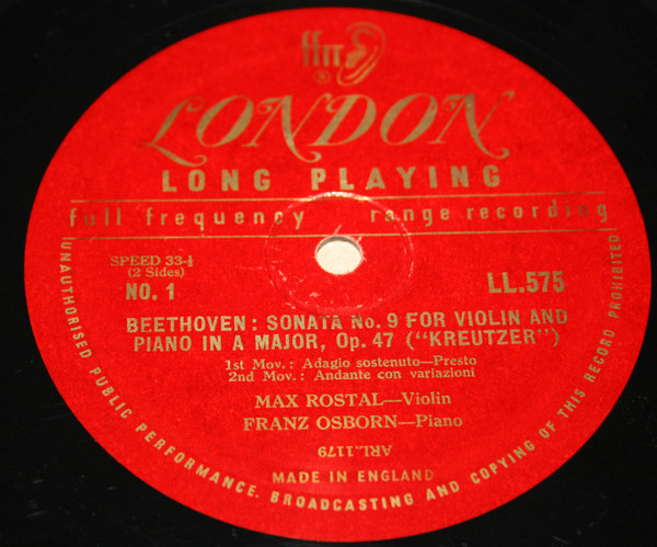 BRITISH VIOLINIST MAX ROSTAL (1905-1991) 3 CDR – WELCOME TO