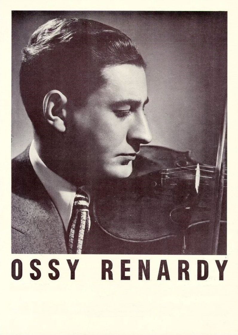 AUSTRIAN VIOLINIST OSSY RENARDY
