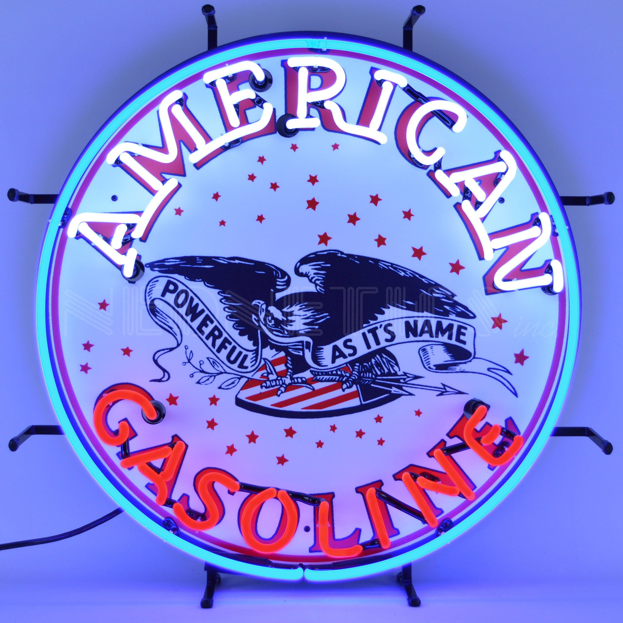 GAS – AMERICAN GASOLINE NEON SIGN – Automotive Neon Signs