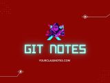Git Notes In Pdf Git Tutorial Ebook For Download Classnotes