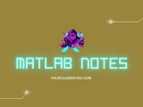 Best Matlab Notes In Pdf Matlab Tutorial Ebook For Download Guide