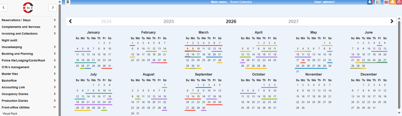 Calendario inteligente de demanda