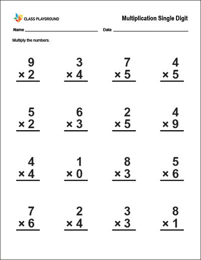 Multiplication Worksheet Multiplying Single And 2 Digit Numbers - Modern 4K Gradient Wallpapers | Free Download