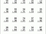 Printable Subtraction Within 100 Worksheet Class Playground