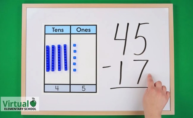 Grade 2 Math: Subtraction Rocks With Base Ten Blocks - ClassX