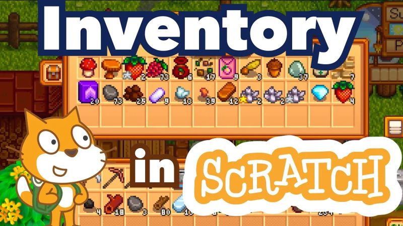Yt S Scratch Tutorial 23 Add An Inventory List In Your Game Youtube - Vintage Art Collection - 8K Quality