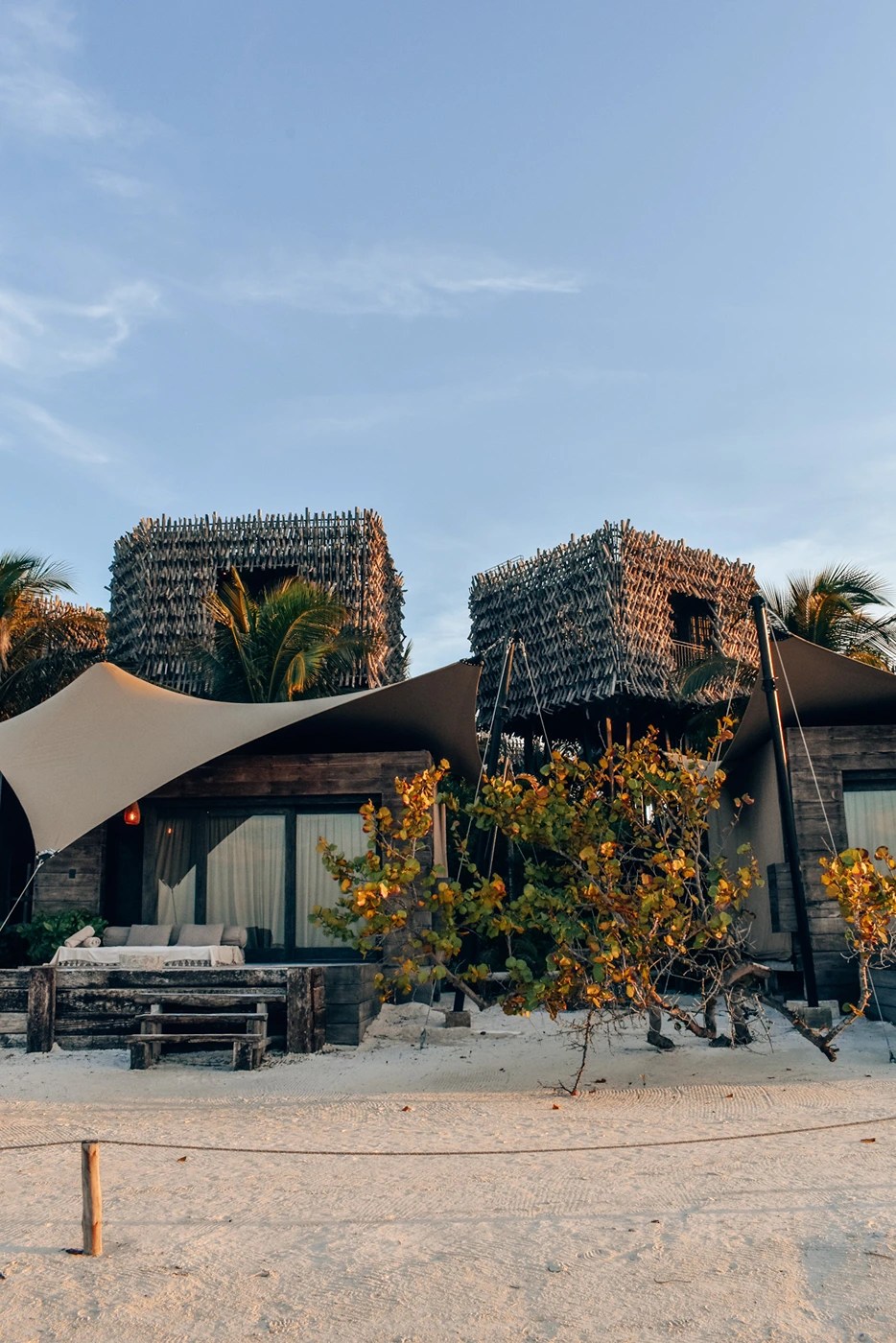 The treehouse suites of NOmade Boutique Hotel Holbox
