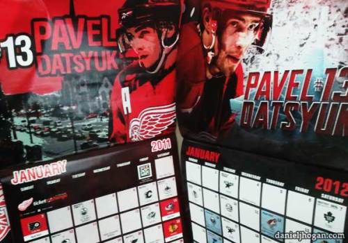 pavel datsyuk calendars