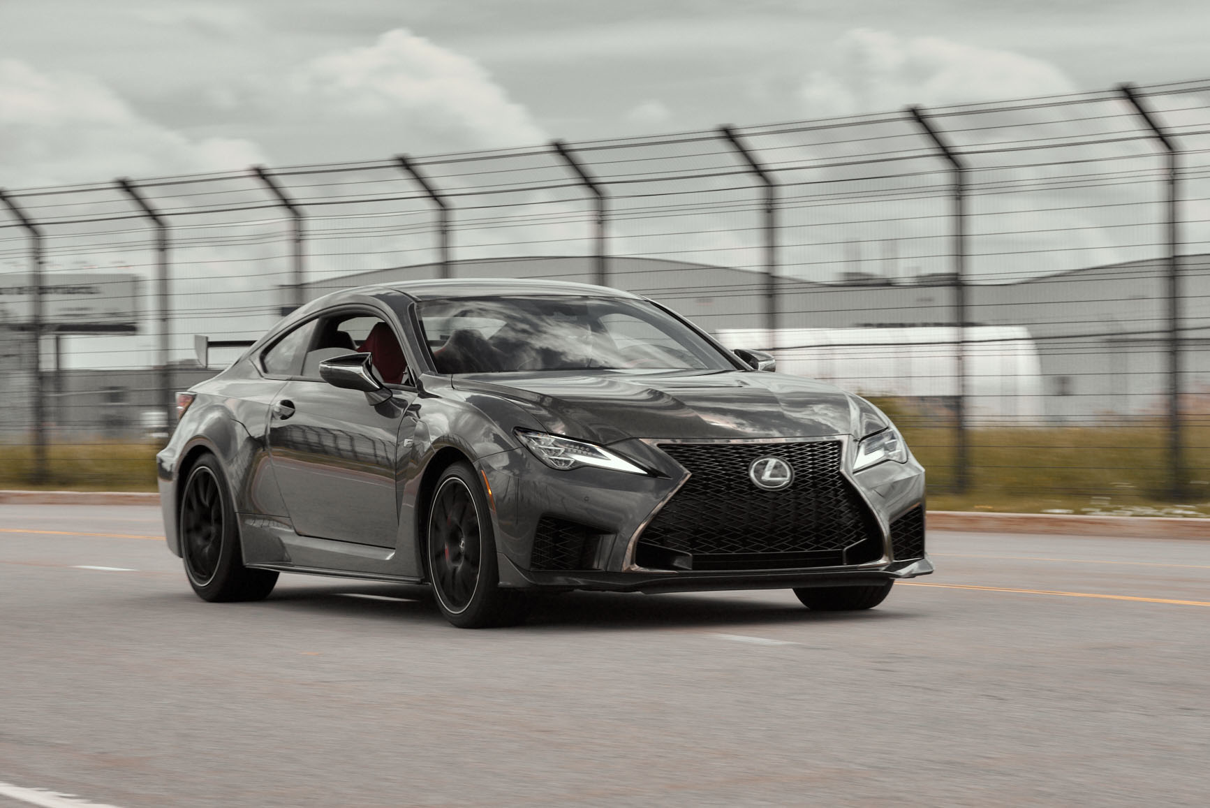 2021 lexus rc-f track edition top shot