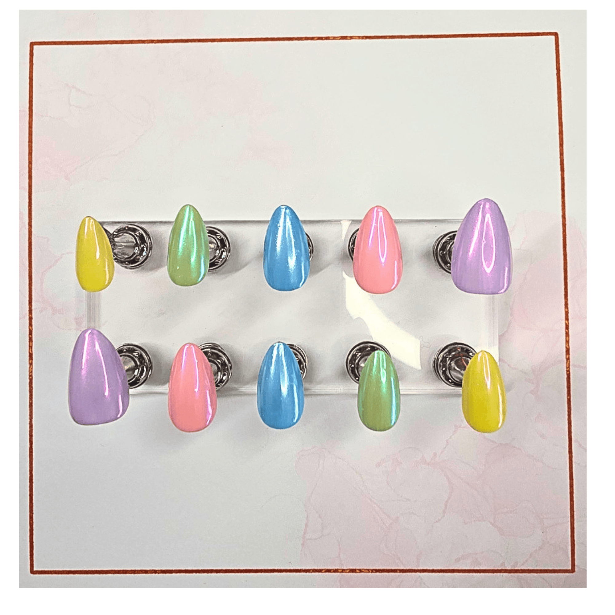 Colorfully Dreamy Candy Nails