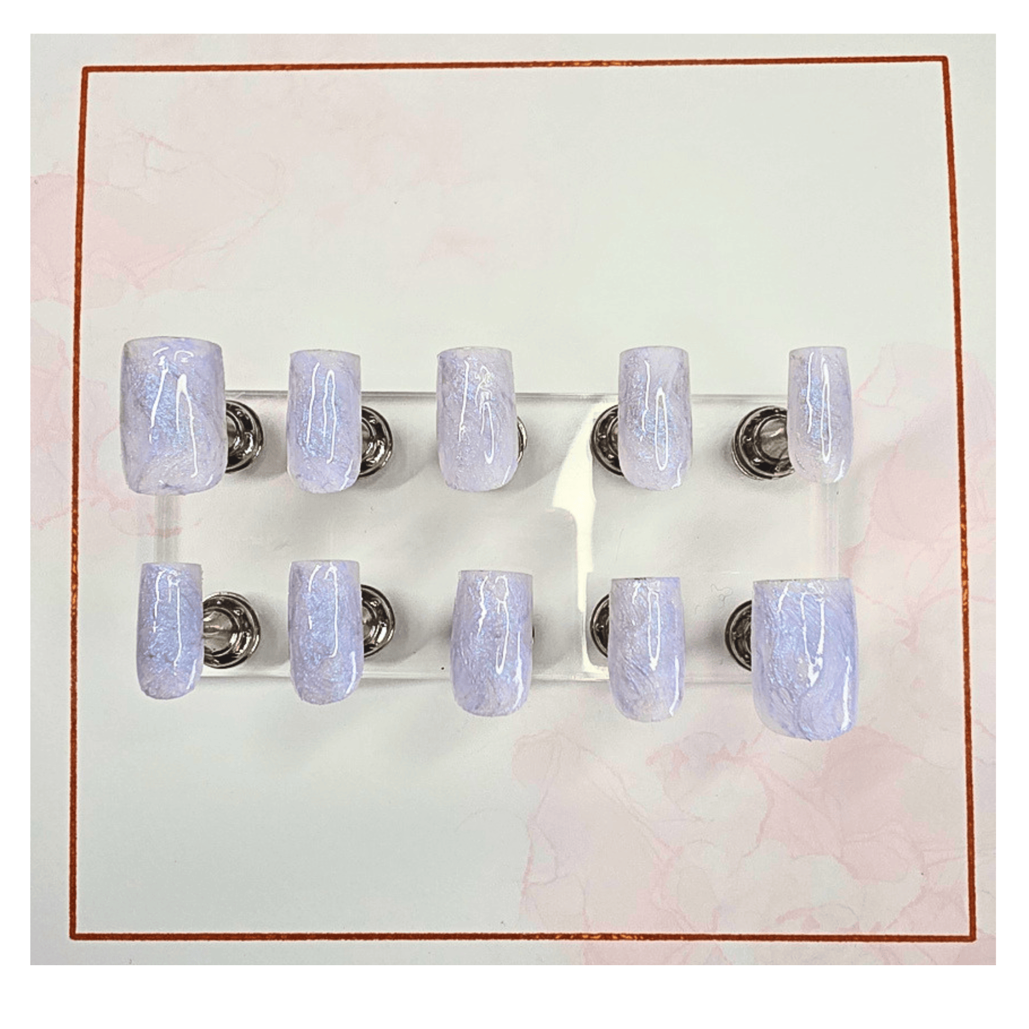 Whimsical Iridescent Fairy Nails