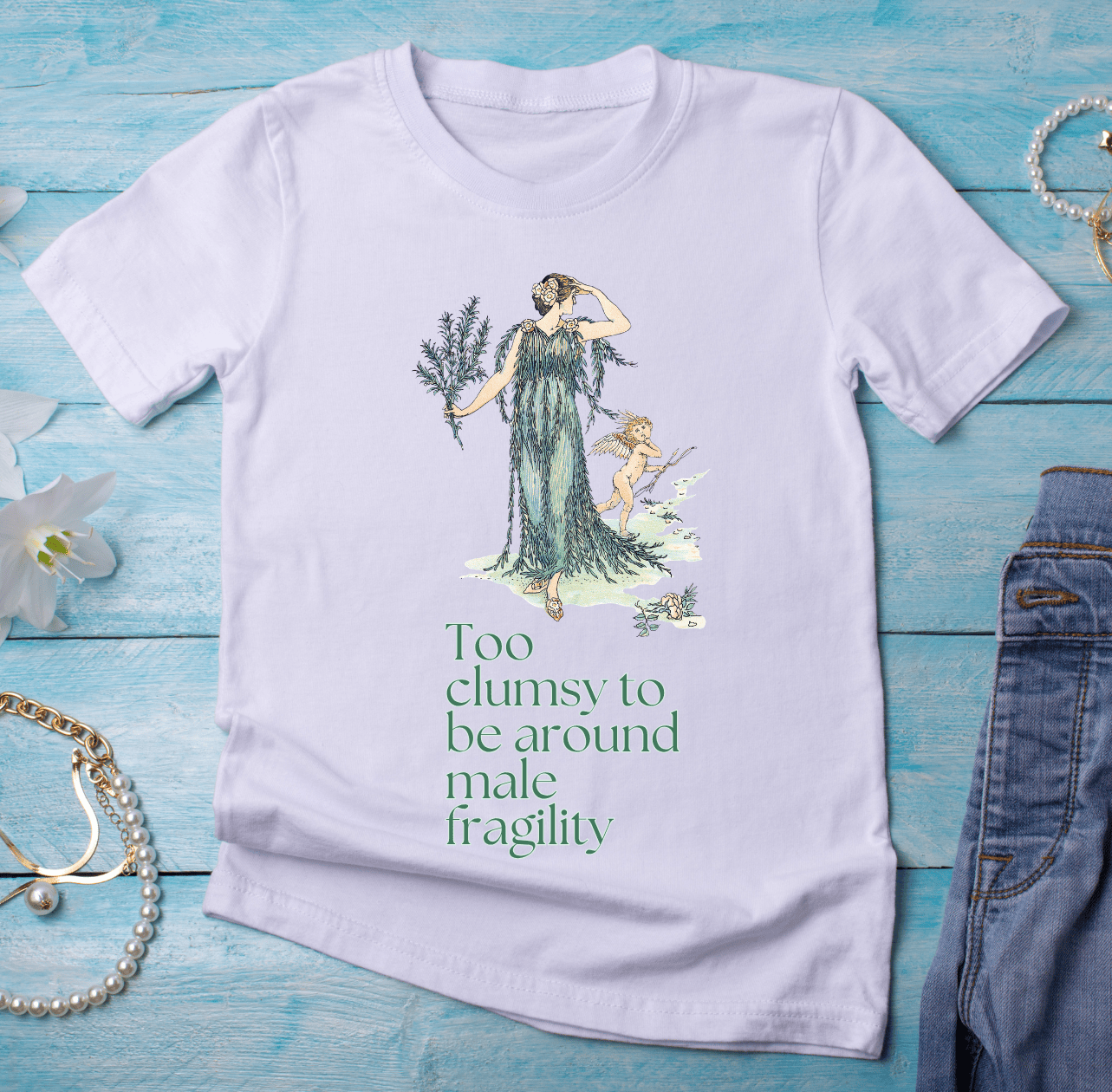 Unisex Tee Too Clumsy