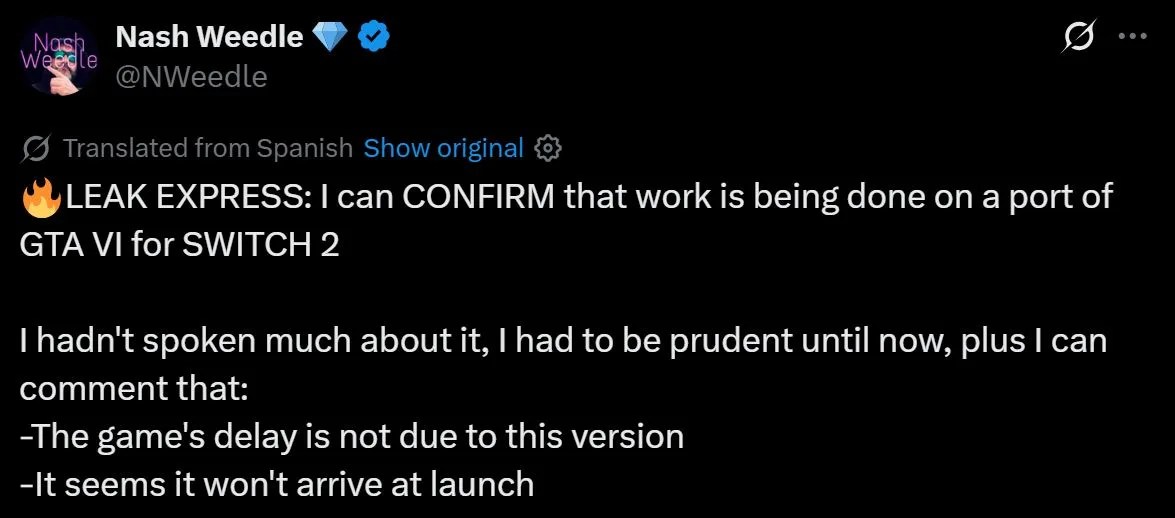 GTA 6 Port For Switch 2 In The Works It S Claimed GTA 6 Switch 2.webp