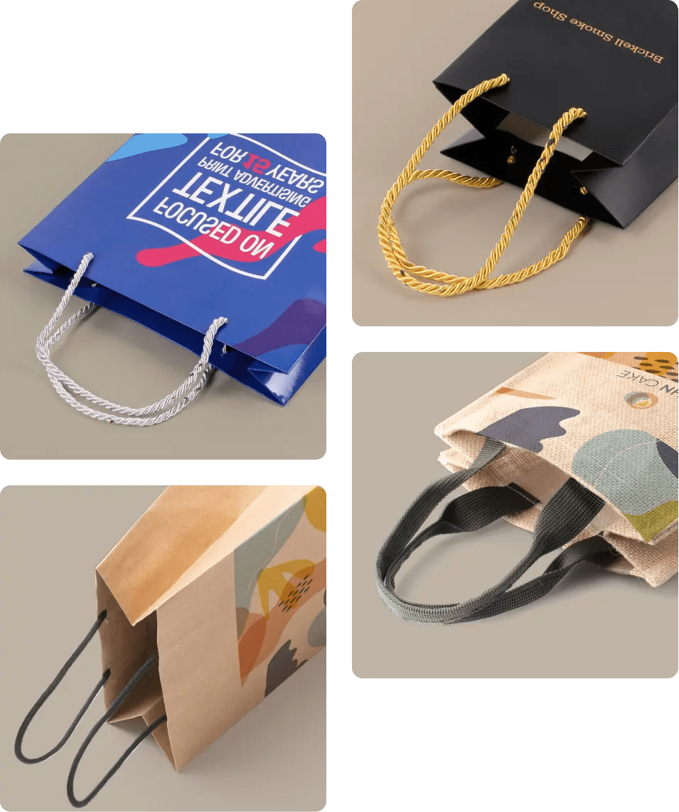 CLC Packaging - recyclable branded paper shopping bag
