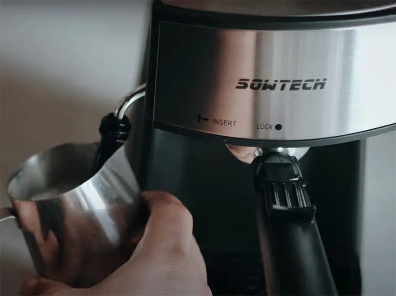 How to clean sowtech espresso machine?
