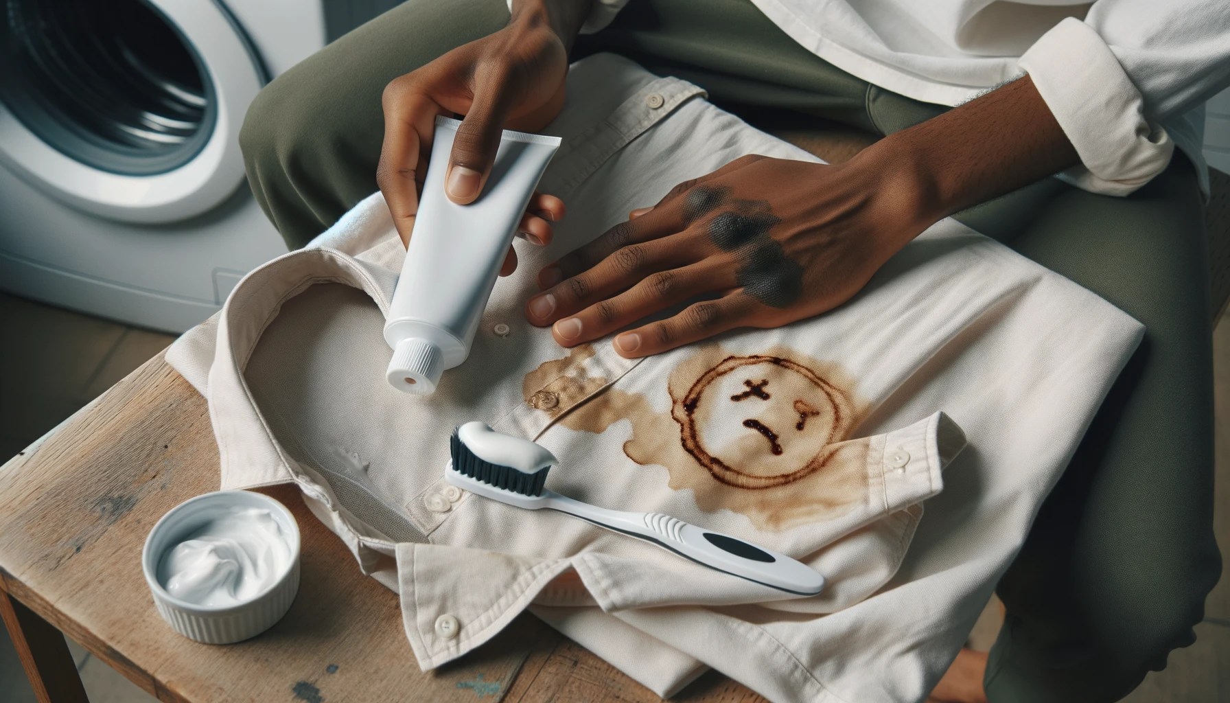 Can toothpaste get stains out of clothes?