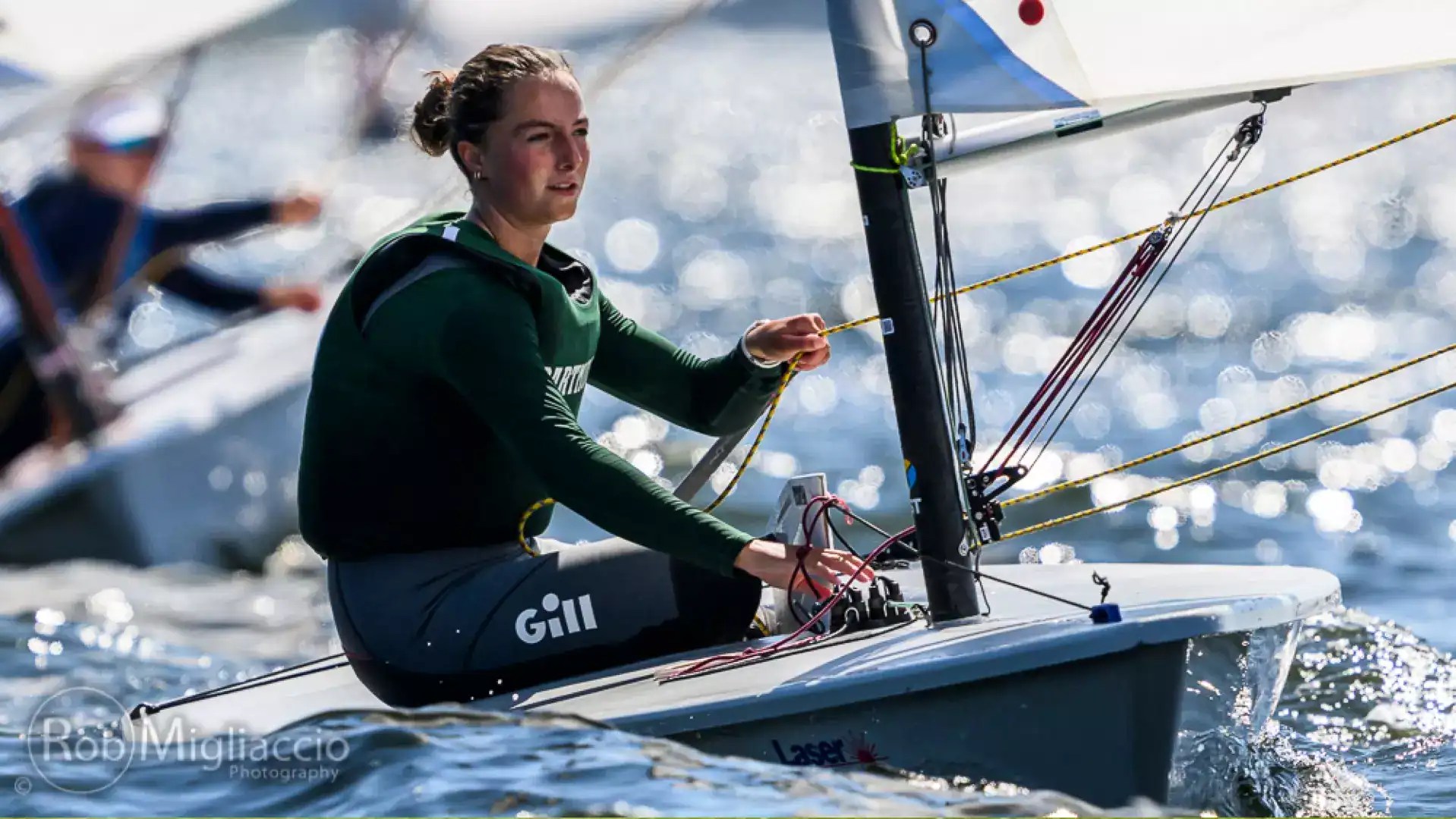 Kulynych-Irvin Earns Third at Singlehanded Championship as Dartmouth Sailing Competes at Barnett Trophy