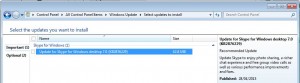 Skype Disable Update In Windows Update Hide Update