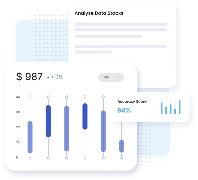ClearFM reporting view showing spend and site performance charts