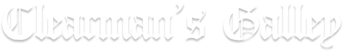 Text: "Clearman's Galley" displayed in a bold, stylized font.
