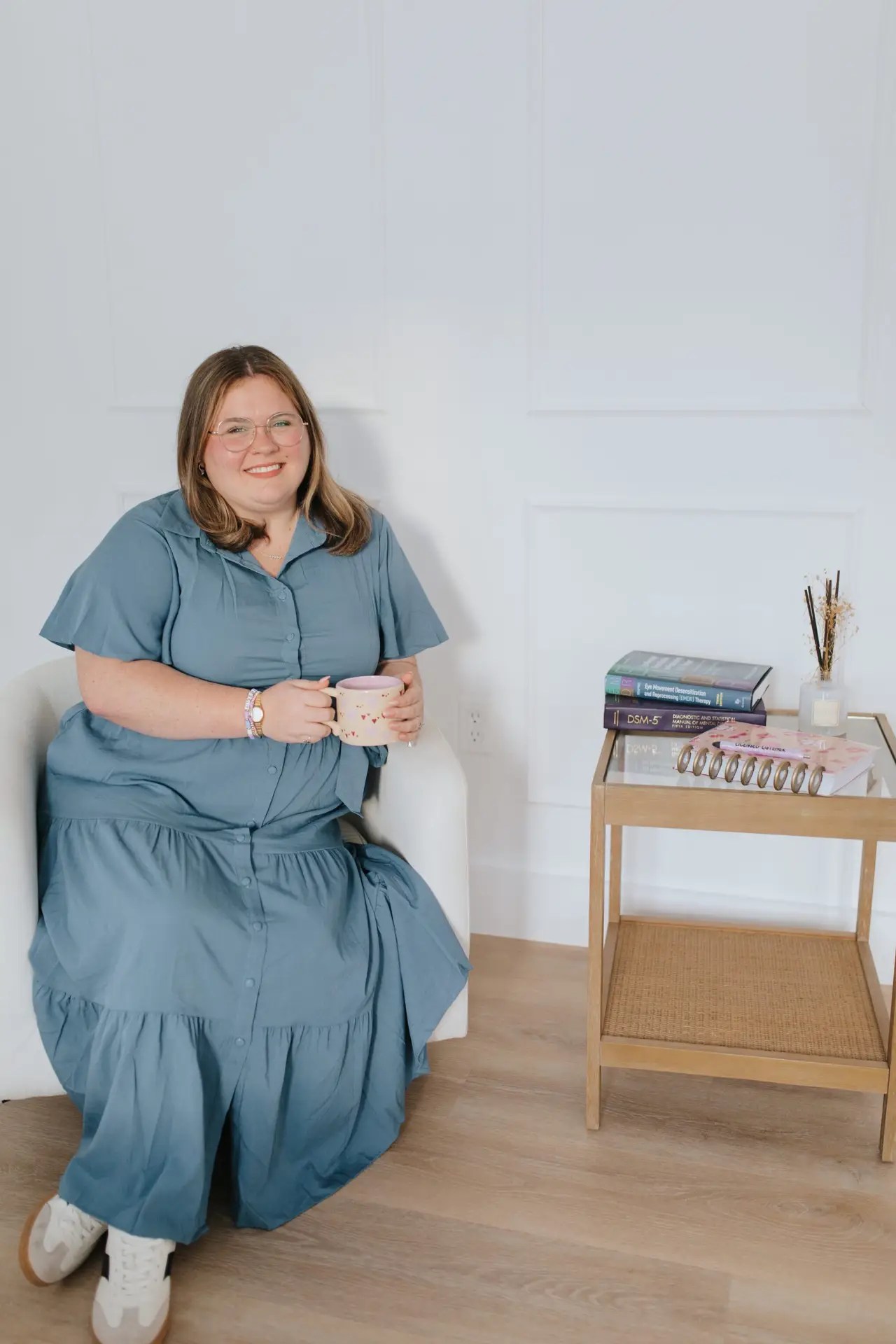 Abi Sitting in Therapy