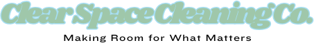 Clear Space Cleaning Co. Logo