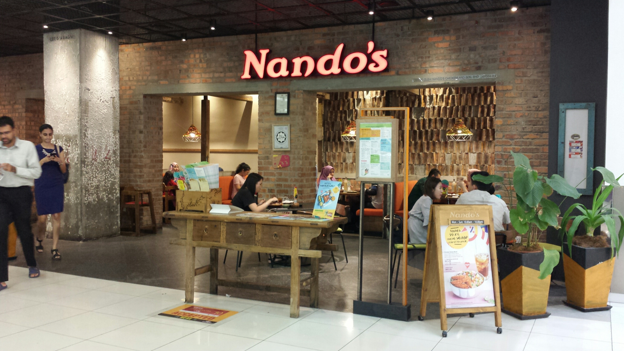 Central nandos setapak Selamat Datang