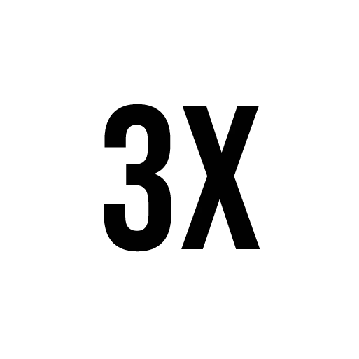 3X