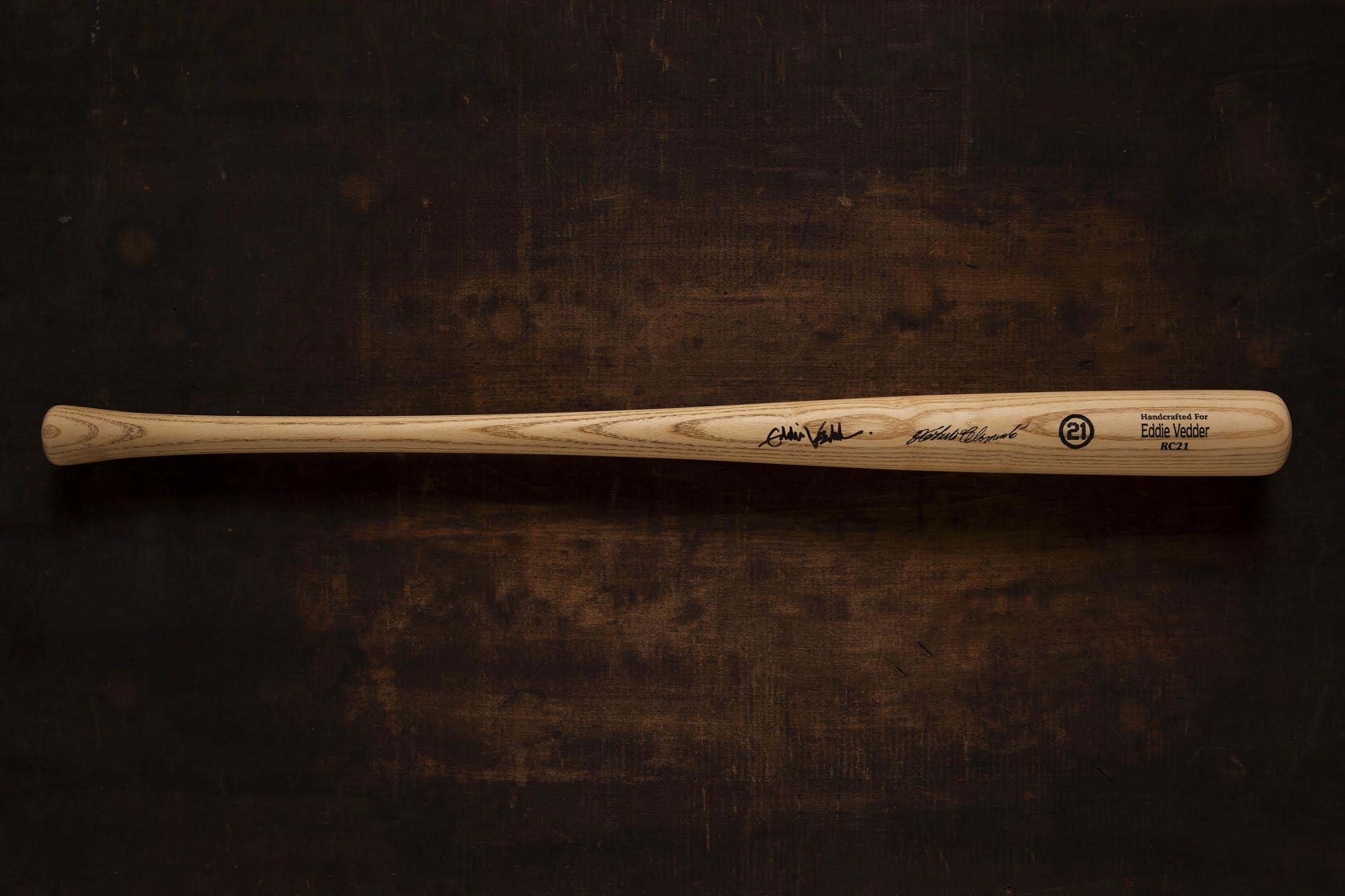 Handcrafted U1 Marucci Bat Signed by Eddie Vedder of Pearl Jam