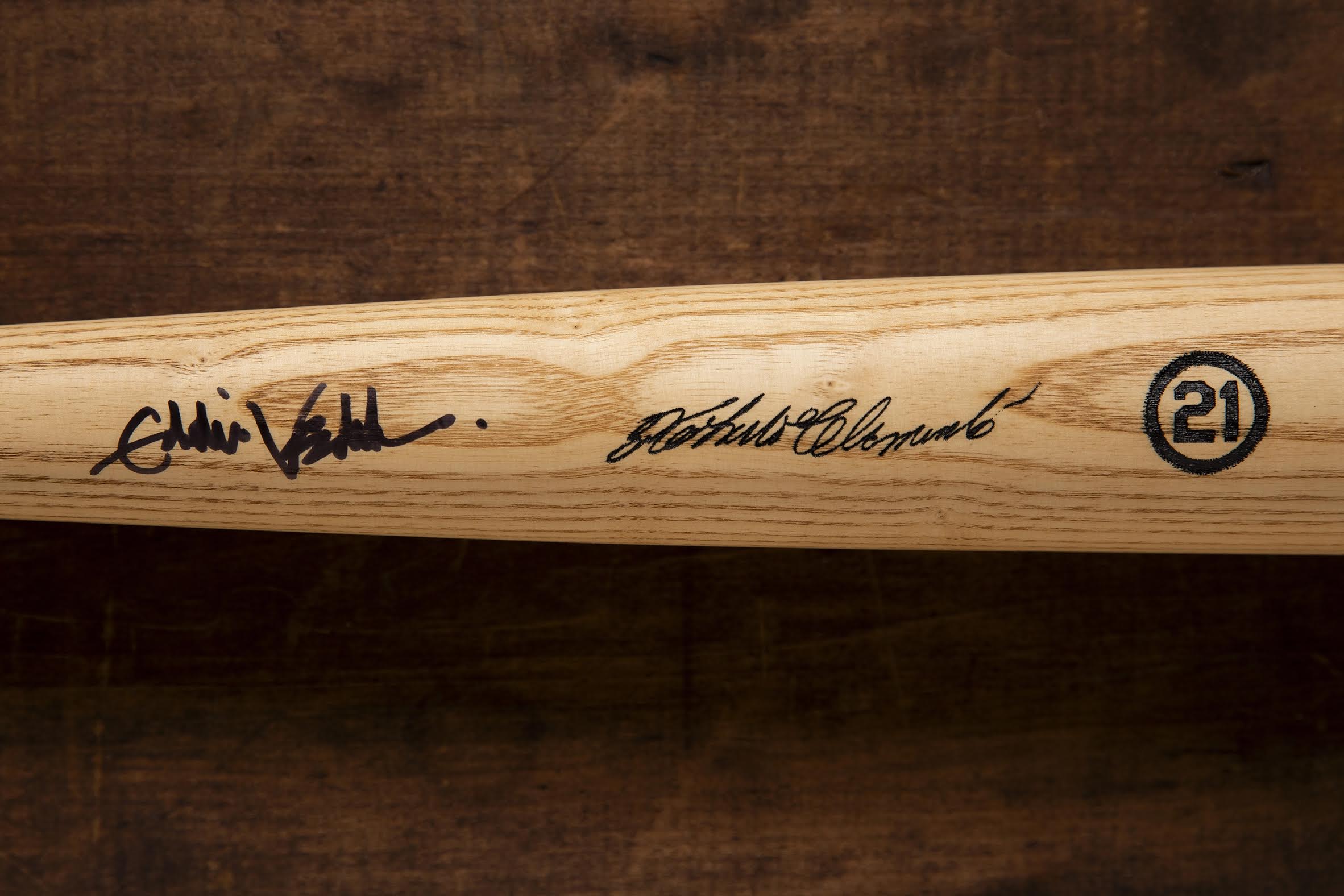 Handcrafted U1 Marucci Bat Signed by Eddie Vedder of Pearl Jam
