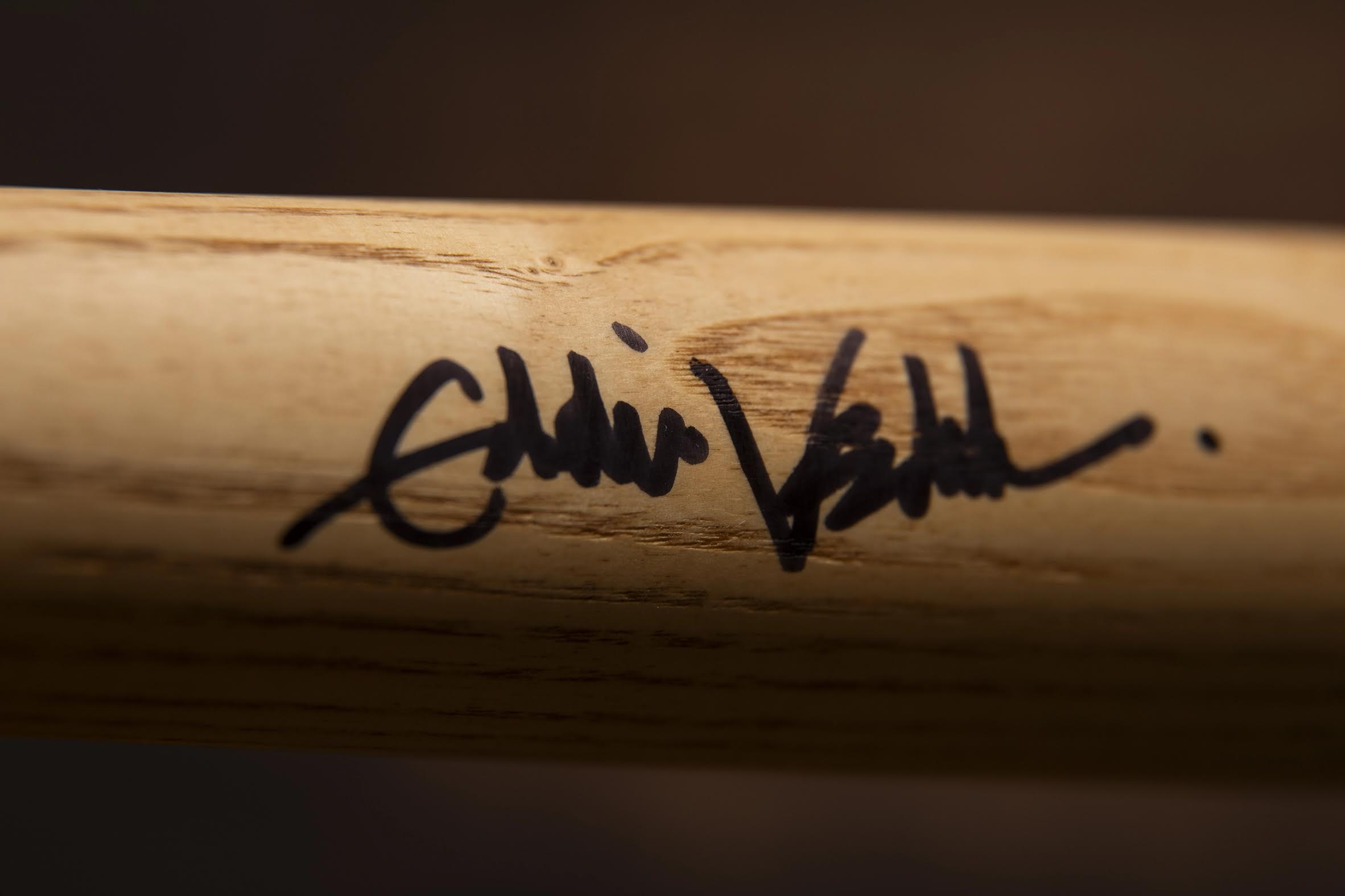 Handcrafted U1 Marucci Bat Signed by Eddie Vedder of Pearl Jam