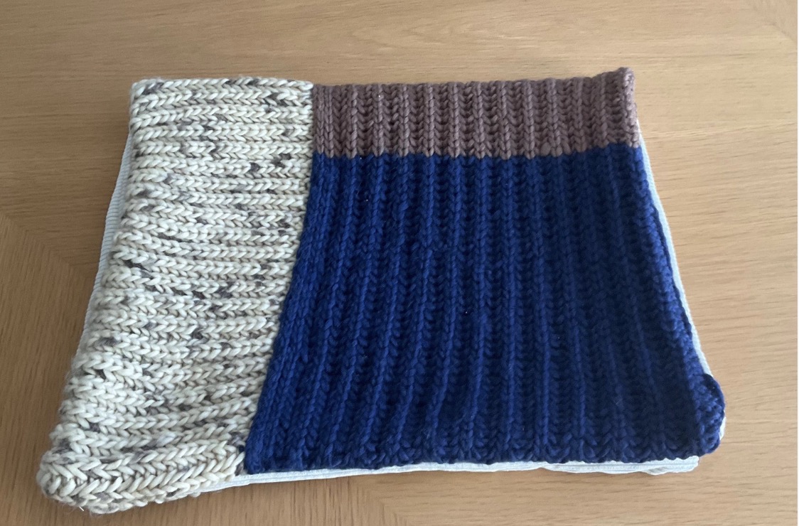 Plaid/couverture bébé épais en laine Mérinos