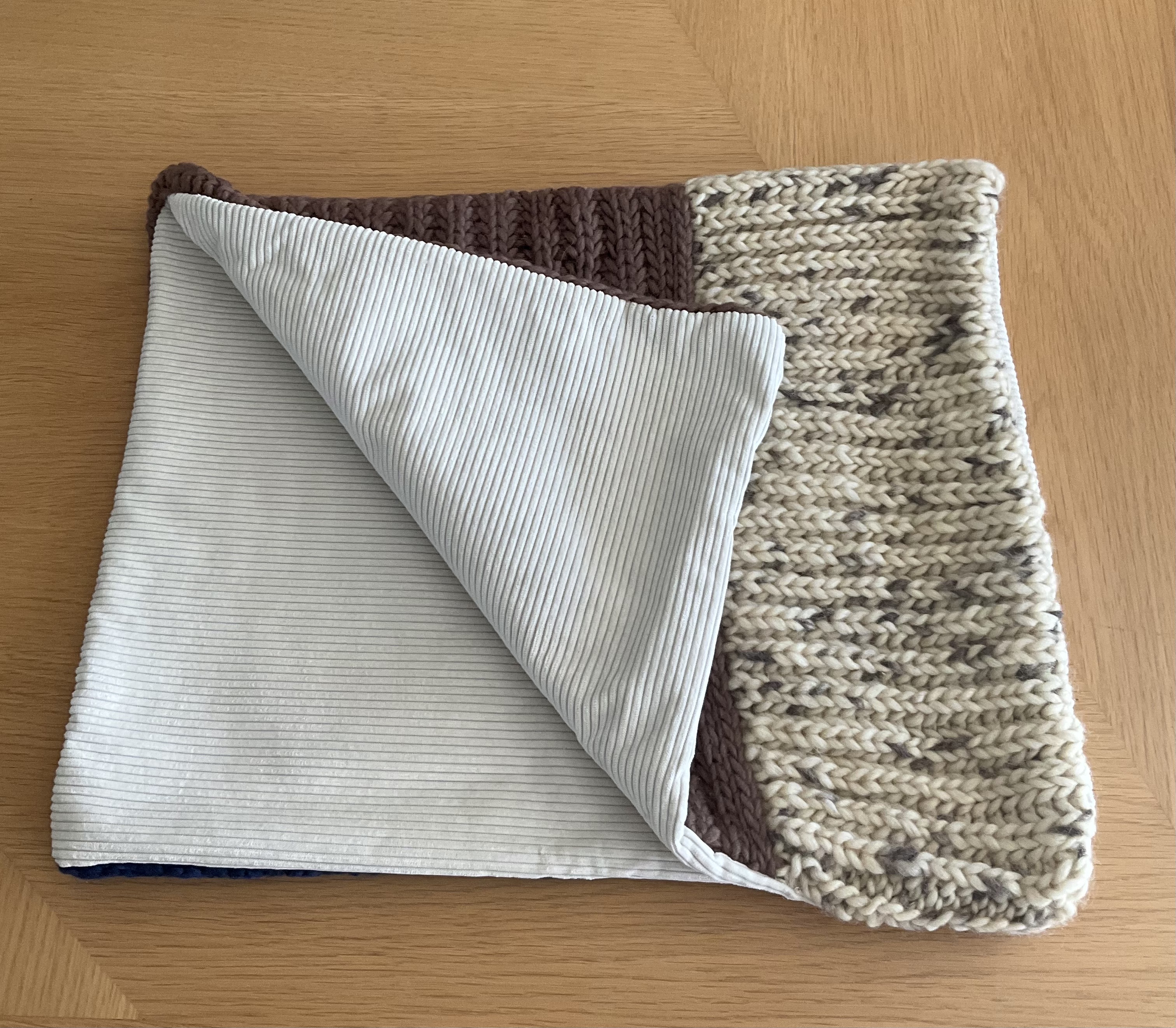 Plaid/couverture bébé épais en laine Mérinos