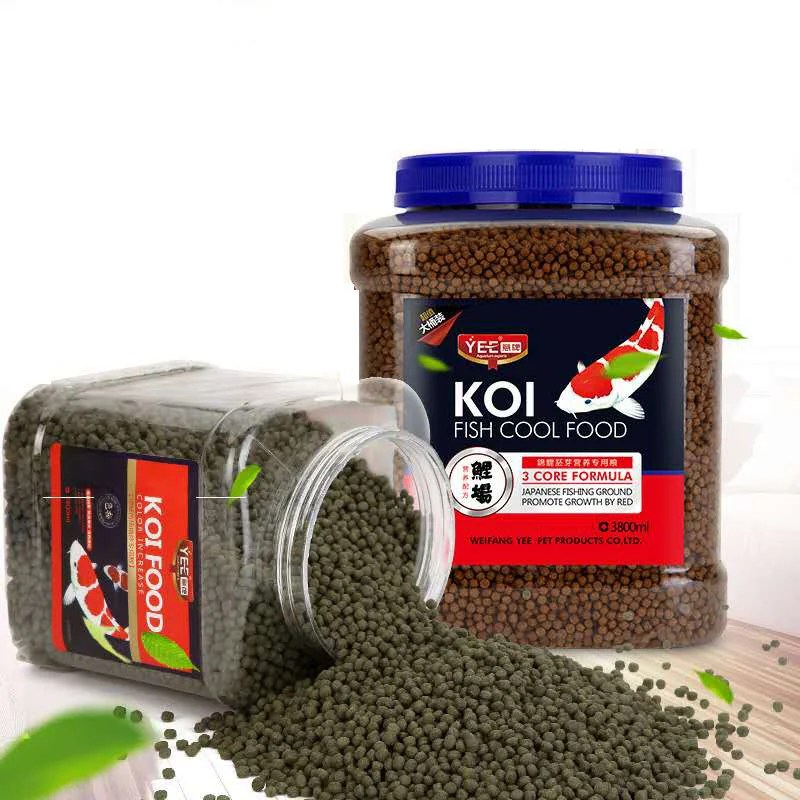 Goudvis Koi-1.5Mm 3Mm 5.5Mm Korrels Spirulina Visvoer Voor Vijver Aquarium