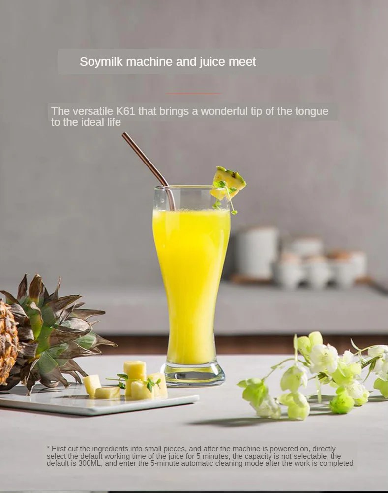 Grind Soja Melk Machine Intelligente Muur Breken Filterfree Maker Hoge Snelheid Blender Juicer Grinder Voedingswaarde Voedingssupplement