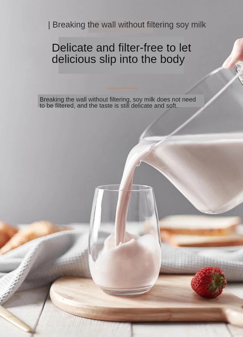 Grind Soja Melk Machine Intelligente Muur Breken Filterfree Maker Hoge Snelheid Blender Juicer Grinder Voedingswaarde Voedingssupplement