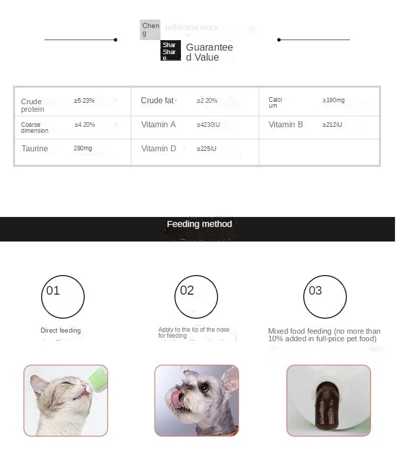 Huisdier Voeding Crème Vullen Calcium Kitten Puppy Algemene Uitgebreide Voeding Crème Hond Voeding Gezondheid Voedsel